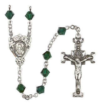 Sterling Silver 6mm Miraculous Rosary