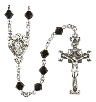 Sterling Silver 6mm Miraculous Rosary
