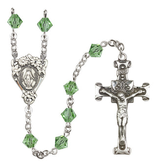 Sterling Silver 6mm Miraculous Rosary
