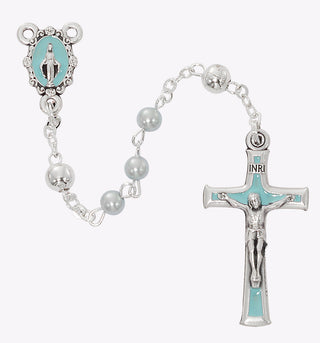 Blue Pearl Rosary