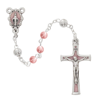 Pink Pearl Rosary