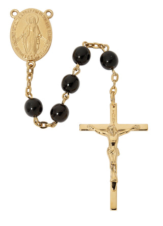 14K Gold Over Sterling Black And Gold Roasry Deluxe