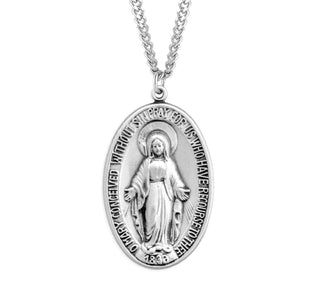 Sterling Silver Miraculous Medal 68