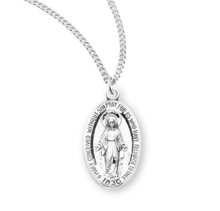 Sterling Silver Miraculous Medal 70