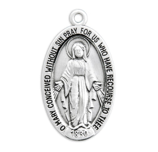 Sterling Silver Miraculous Medal
