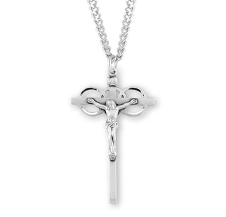 2 1 16 Inch Sterling Silver Wedding Crucifix With 24 Inch Chain