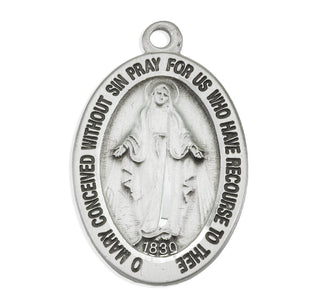 Sterling Silver Miraculous Medal