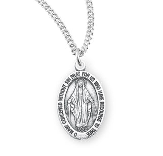 Sterling Silver Miraculous Medal 76