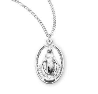 Sterling Silver Miraculous Medal 80
