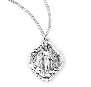 Sterling Silver Miraculous Medal 102