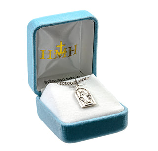 Sterling Silver Arch-Shaped Miraculous Medal