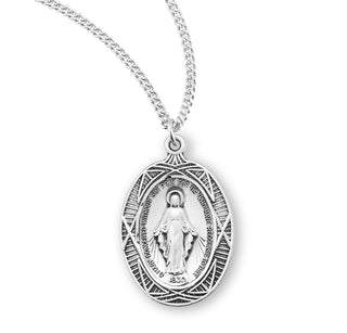Sterling Silver Miraculous Medal 105