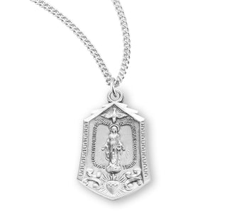 Sterling Silver Miraculous Medal 106