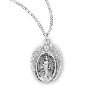 Sterling Silver Miraculous Medal 107