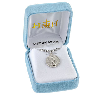 Sterling Silver Round Miraculous Medal