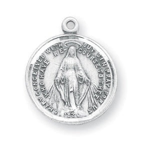 15/16-inch Sterling Silver Celtic Cross | 18-inch Chain