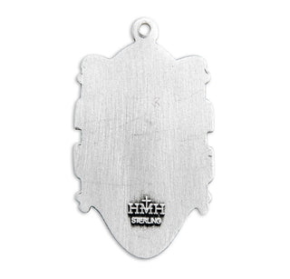 1 1/16-inch Sterling Silver Christ the King Medal with 24-inch Chain