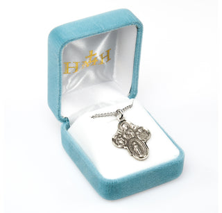 Sterling Silver 4-Way Medal