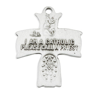Sterling Silver 4-Way Medal