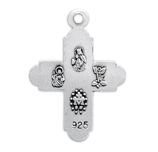 Sterling Silver 4-Way Medal