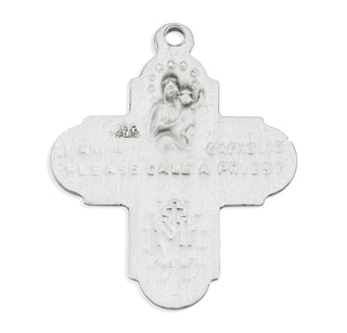 Sterling Silver 4-Way Medal