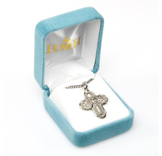 Sterling Silver 4-Way Medal