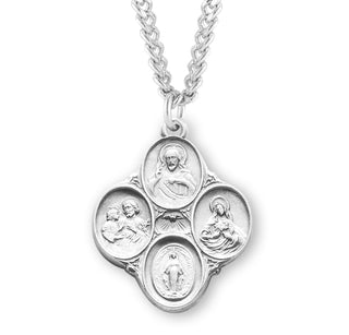 Sterling Silver 4 Way Medal 31