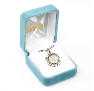 Sterling Silver Round St. Christopher Medal