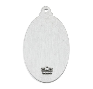 Sterling Silver Oval St. Christopher Medal