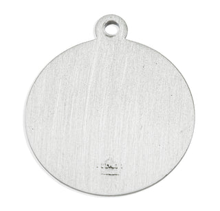 Holy Spirit Round Sterling Silver Medal