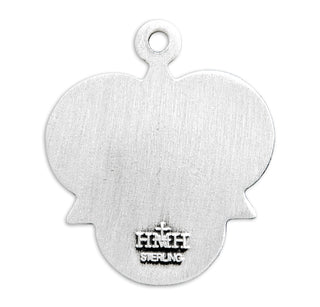 7/8-inch Sterling Silver Holy Spirit Medal with 18-inch Chain