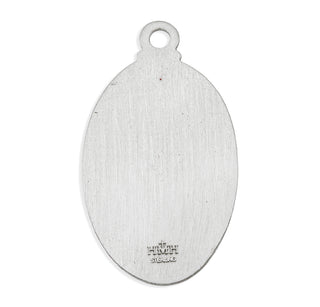 Sterling Silver Oval St. Christopher Medal