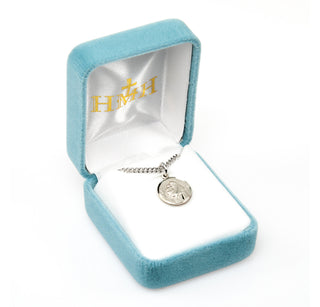 5/8-inch Sterling Silver St. Anthony Medal with 18-inch Chain