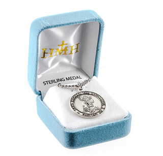 Sterling Silver Large St. Michael Medal