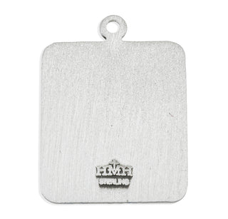 Sterling Silver Square St. Michael Medal