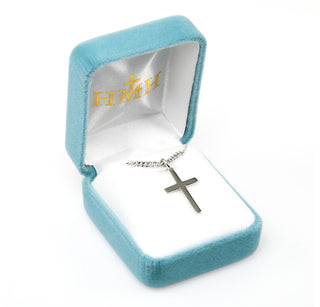 High Polished Sterling Silver Cross