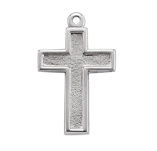Sterling Silver Hammered Cross