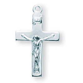 Sterling Silver Heart Shaped Enamled Miraculous Medal