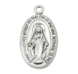 Sterling Silver Miraculous Medal