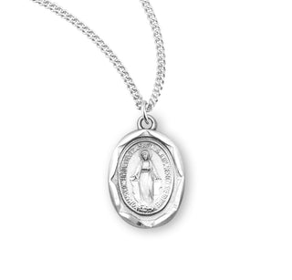 Sterling Silver Miraculous Medal 124