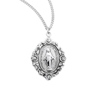Sterling Silver Miraculous Medal 128