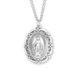 Sterling Silver Miraculous Medal 132