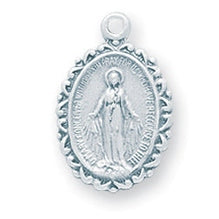 Sterling Silver Oval Miraculous Medal - SALE
