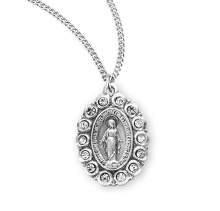 Sterling Silver Miraculous Medal 140