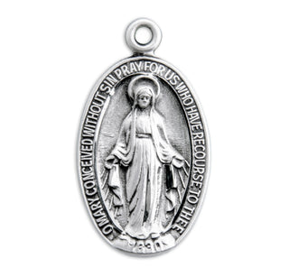 Sterling Silver Miraculous Medal