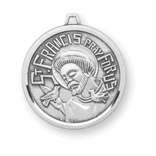 1 1/4-inch Sterling Silver Cross | 18-inch Chain