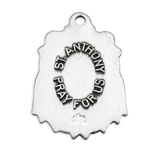 1 13/16-inch Sterling Silver St. Anthony Medal with 18-inch Chain