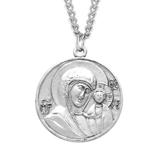 Sterling Silver Madonna And Child Medal 1