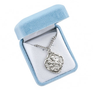 Sterling Silver St. Joseph Baroque Medal