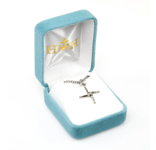 3/4-inch Sterling Silver St. Brigid Cross with 18-inch Chain
